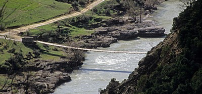 Hängebrücke - Vjosatal
