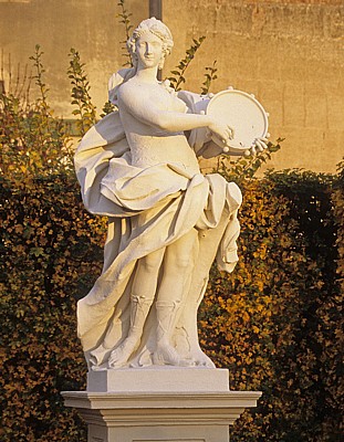 Belvedere: Statue der acht Musen - Wien