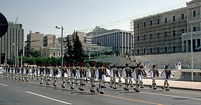 Syntagma-Platz: Wachablösung der Evzonen - Athen