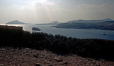 Blick auf den Saronischen Golf - Kap Sounion