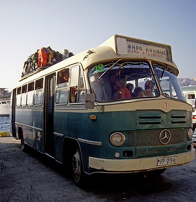 Bus nach Fira - Santorini