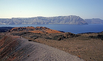 Blick auf den Vulkan - Nea Kameni