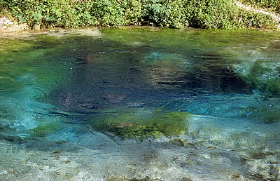 Syri i Kaltër (Blaues Auge): Karstquelle - Mali i Gjerë