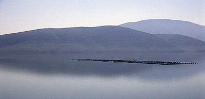 Muschelzucht - Butrint-See