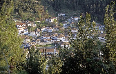 Blick von der Burg (Kalaja): Gorica - Berat - Berat