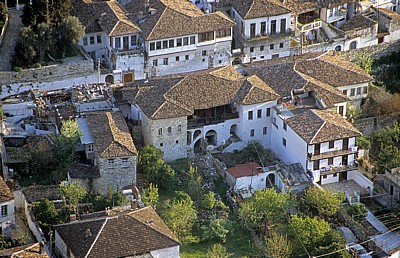 Blick von der Burg (Kalaja): Gorica - Berat - Berat