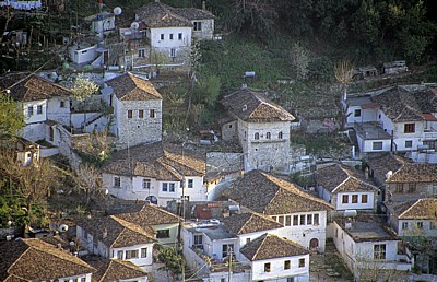 Blick von der Burg (Kalaja): Gorica - Berat - Berat