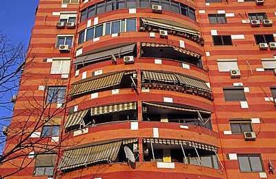 Blloku (Blockviertel): Wohnhaus - Tirana