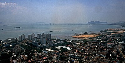 Blick vom Komtar Building - George Town (Penang)