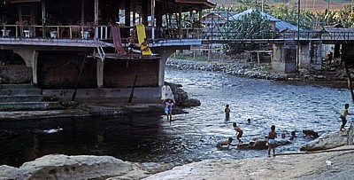 Freibad am Bohorok - Bukit Lawang