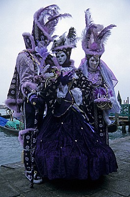 Karneval in Venedig: Molo San Marco - Venedig