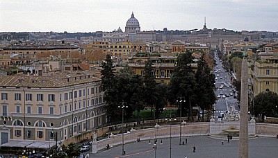 Blick über die Piazza del Popolo - Rom