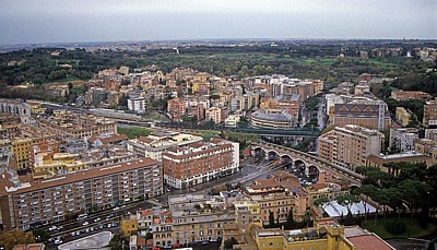 Petersdom: Blick von der Kuppel - Vatikan