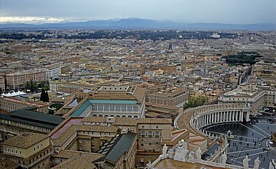 Petersdom: Blick von der Kuppel - Vatikan