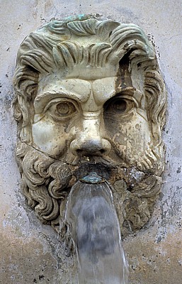 Vatikanische Museen: Brunnen (Bestandteil des Cortile della Pigna) - Vatikan