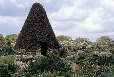 Steinhütte der Nuragher (Nachbau) - Giara di Gesturi