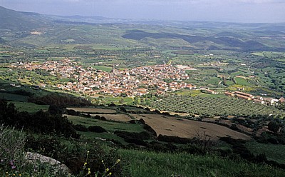 Blick auf Gesturi - Giara di Gesturi