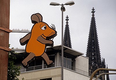 Schild: Die Maus - Köln
