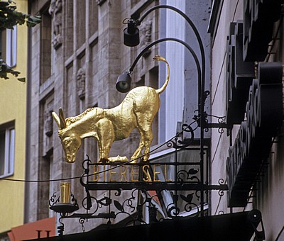 Schild: Bieresel - Köln