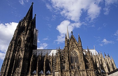 Kölner Dom: Südfassade - Köln