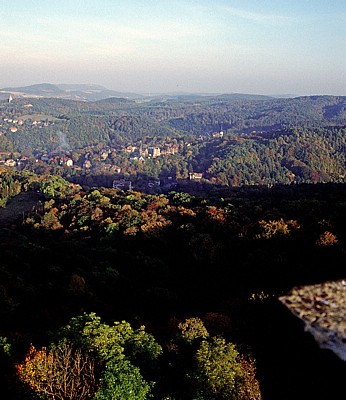 DDR: Blick von der Wartburg - Eisenach - Eisenach