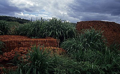 Produktion von Ziegeln - Chimanimani Mountains