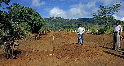 Straßenbau - Provinz Manica
