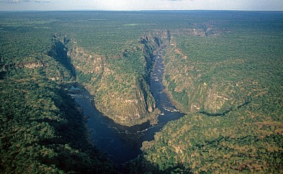 Blick auf den Zambezi - Victoriafälle