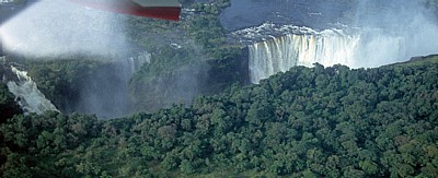 Devil's Cataract, Cataract Islands und Main Falls - Victoriafälle