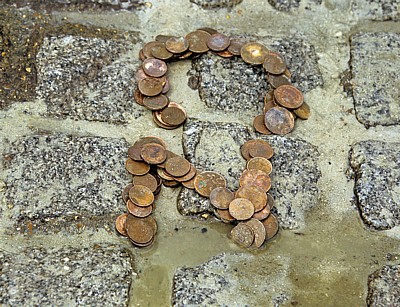 1- und 2-Pence Stücke - London