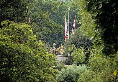 St James's Park: Blick auf das Australia Gate - London