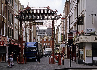 China Town: Gerrard Street - Eingangstor - London
