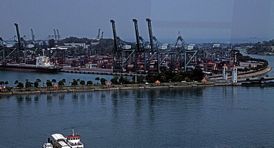 Seilbahn Mount Faber - Sentosa Island: Pulau Brani - Singapur