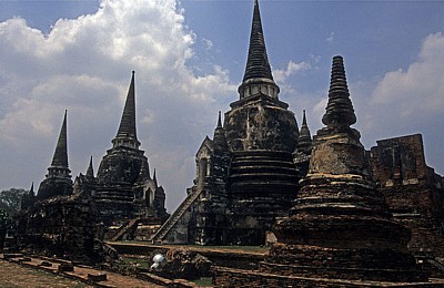 Geschichtspark Ayutthaya: Wat Phra Si Sanphet - Ayutthaya