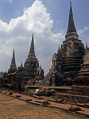 Geschichtspark Ayutthaya: Wat Phra Si Sanphet - Ayutthaya