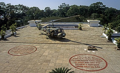 Wiedervereinigungspalast (Hoi truong Thong Nhat): Hubschrauberlandeplatz - Saigon