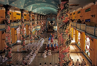 Cao Dai-Tempe: Gottesdienst - Tay Ninh