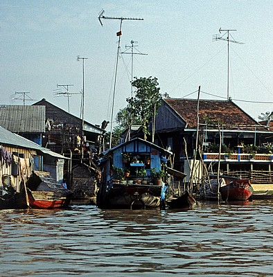 Schwimmende Häuser - Chau Doc