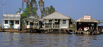 Schwimmende Häuser - Chau Doc