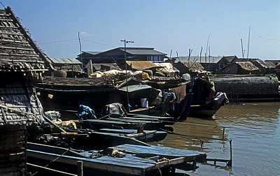 Schwimmendes Dorf in der Mündung des Siem Reap-Flusses - Tonle Sap