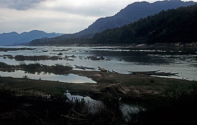 Blick auf den Mekong - Pak Ou