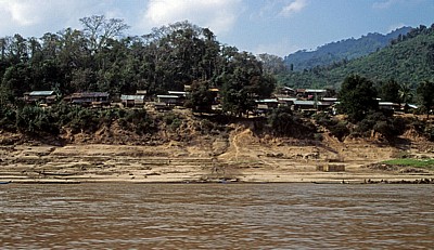 Dorf am Mekong - Mekong