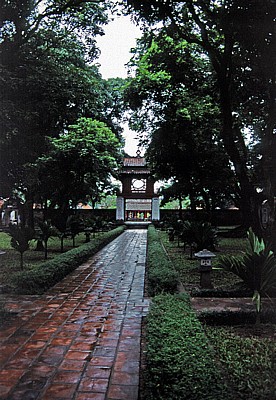 Literaturtempel (Van Mieu): Eingang - Hanoi