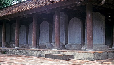 Literaturtempel (Van Mieu): Schildkrötenstelen - Hanoi
