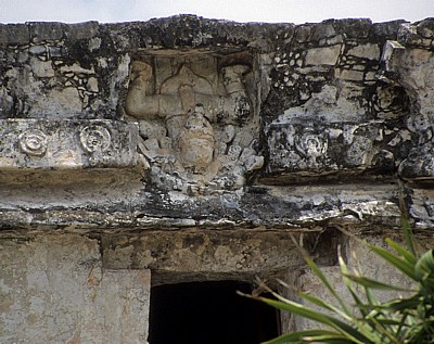 Templo del Dios Descendente (Tempel des herabstürzenden Gottes): Herabstürzender Gott - Tulum