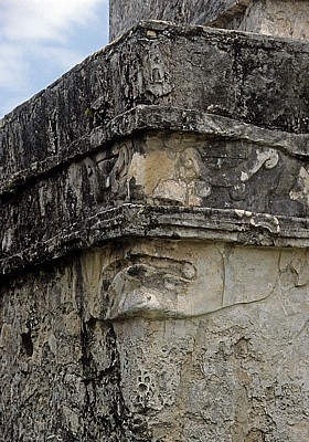 Templo del las Pinturas (Tempel der Fresken): Himmelsgott Itzamná - Tulum