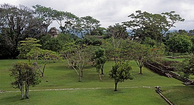 Blick von El Palacio (Palast) - Palenque