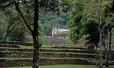 El Palacio (Palast): Observatorio (Sternwarte) - Palenque