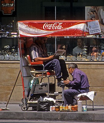 Schuhputzer - Mexiko-Stadt