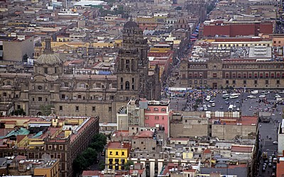 Blick vom Torre Latinoamericana - Mexiko-Stadt